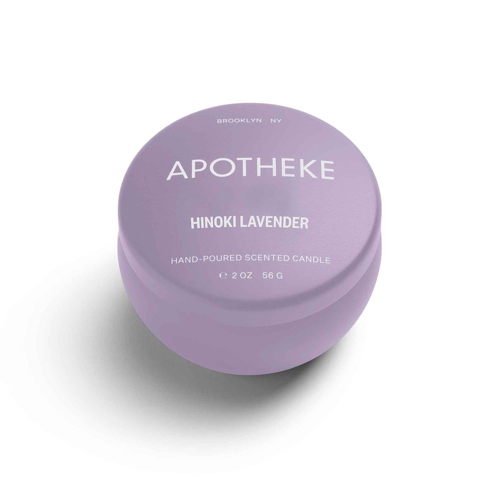 Apotheke - Hinoki Lavender Mini Tin Candle - 2 oz-Apotheke-treehaus