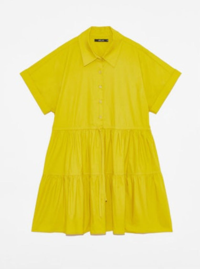 Deluc - Tilda Mini Shirt Dress - Mustard-Deluc-treehaus
