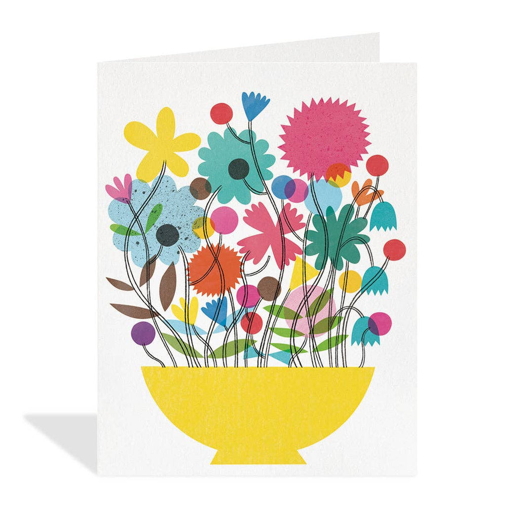 Halfpenny Postage - Bright Florals - Friendship Card-Halfpenny Postage-treehaus