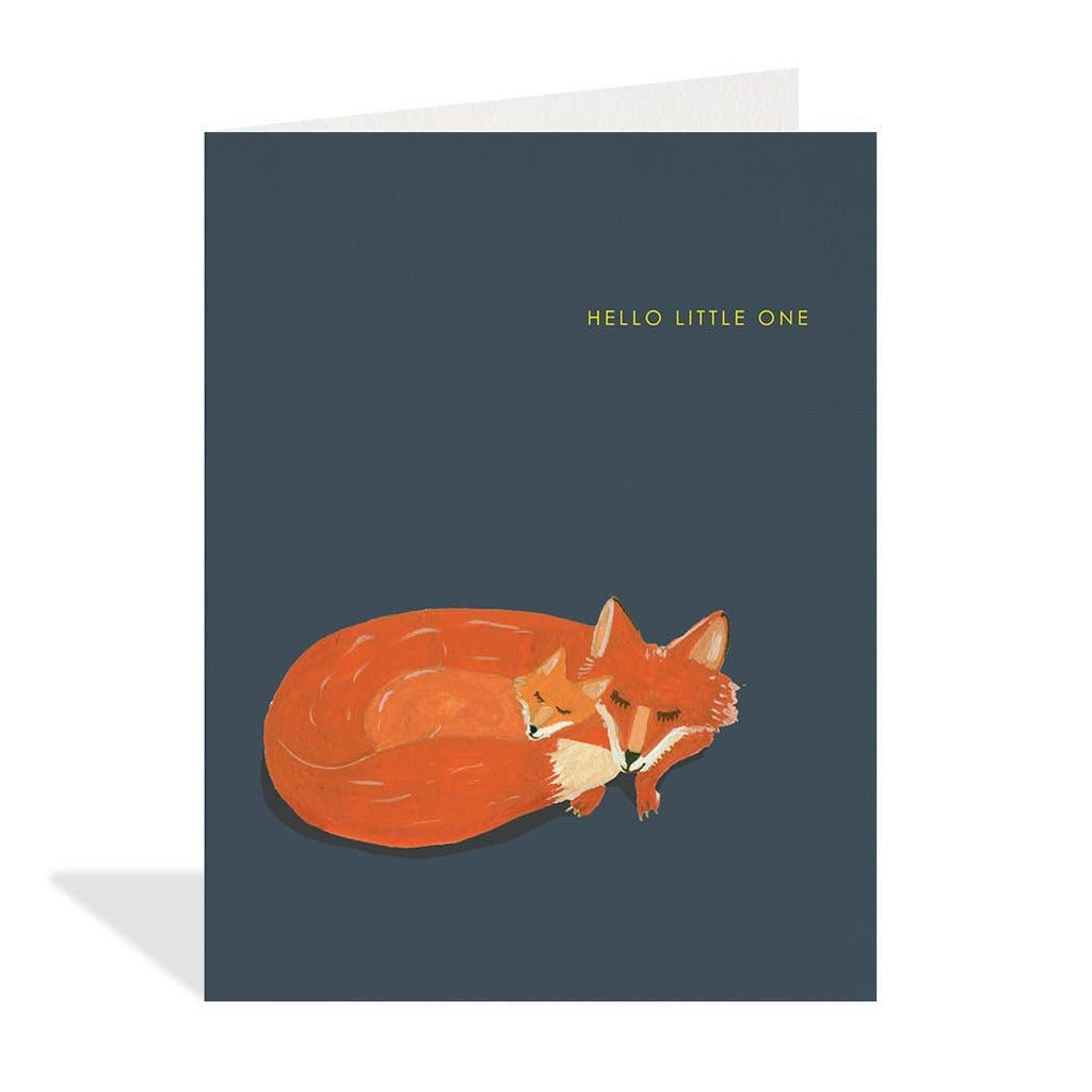 Halfpenny Postage - Little Fox - Baby Card-Halfpenny Postage-treehaus