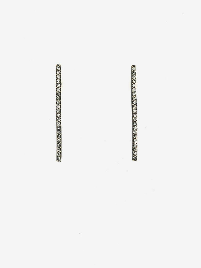 Rebel Designs Accessories - Crystal Stick Post Earrings-Rebel Designs Accessories-treehaus