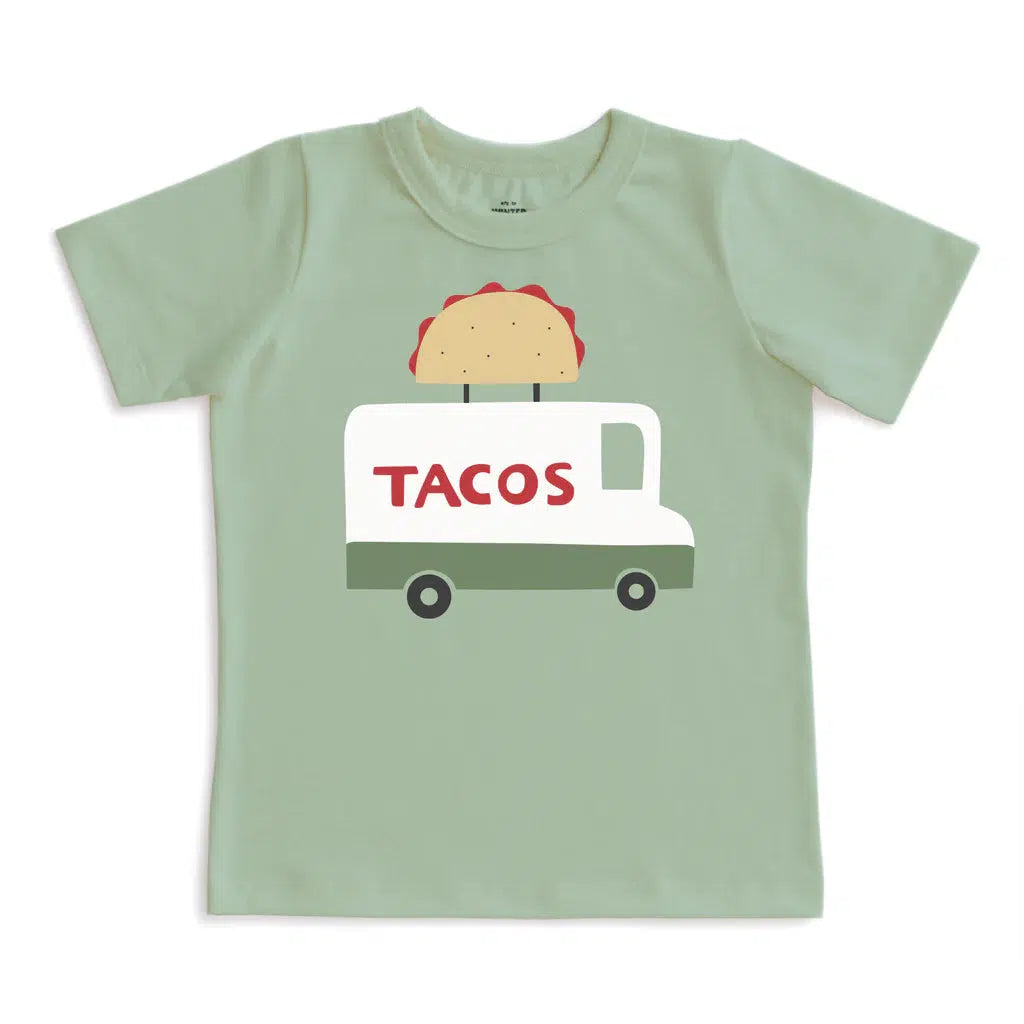 Winter Water Factory - Short-Sleeve Graphic Tee - Taco Truck Meadow Green-Winter Water Factory-treehaus