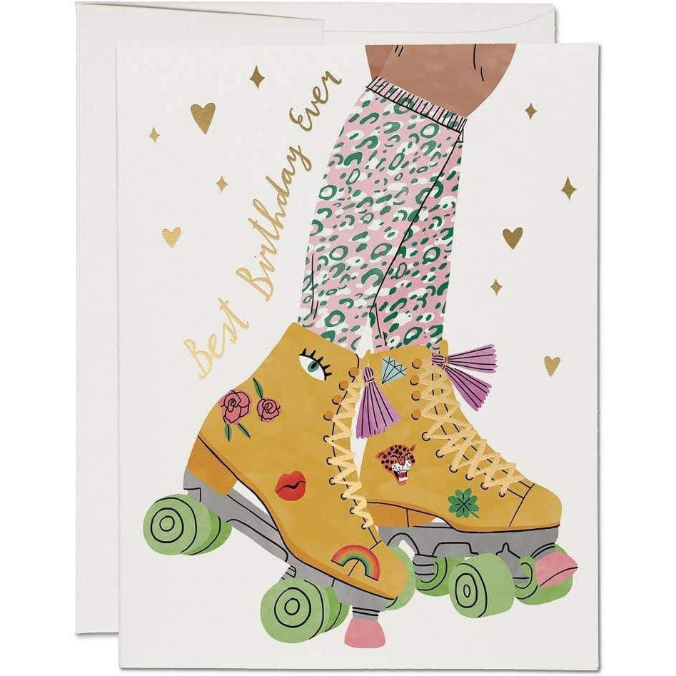 Red Cap Cards - Roller Skate-Red Cap Cards-treehaus