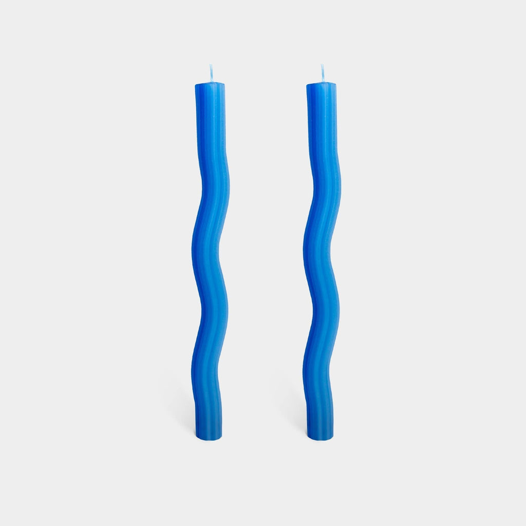 54 Celsius - Wiggle Candles - 11" - Blue-54 Celsius-treehaus