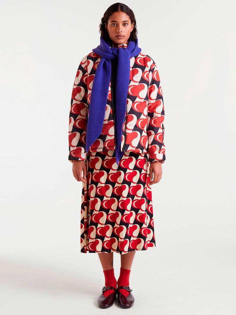 Compañia Fantasica - Bold Heart Midi Skirt-Compañia Fantasica-treehaus