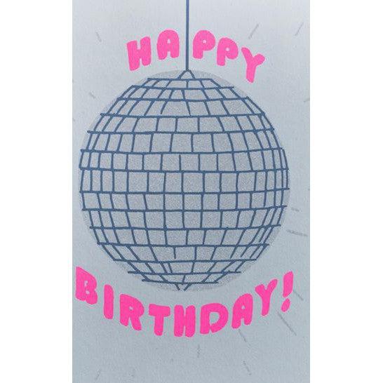 Alphabet Studios - BIRTHDAY DISCO BALL GREETING CARD-Alphabet Studios-treehaus