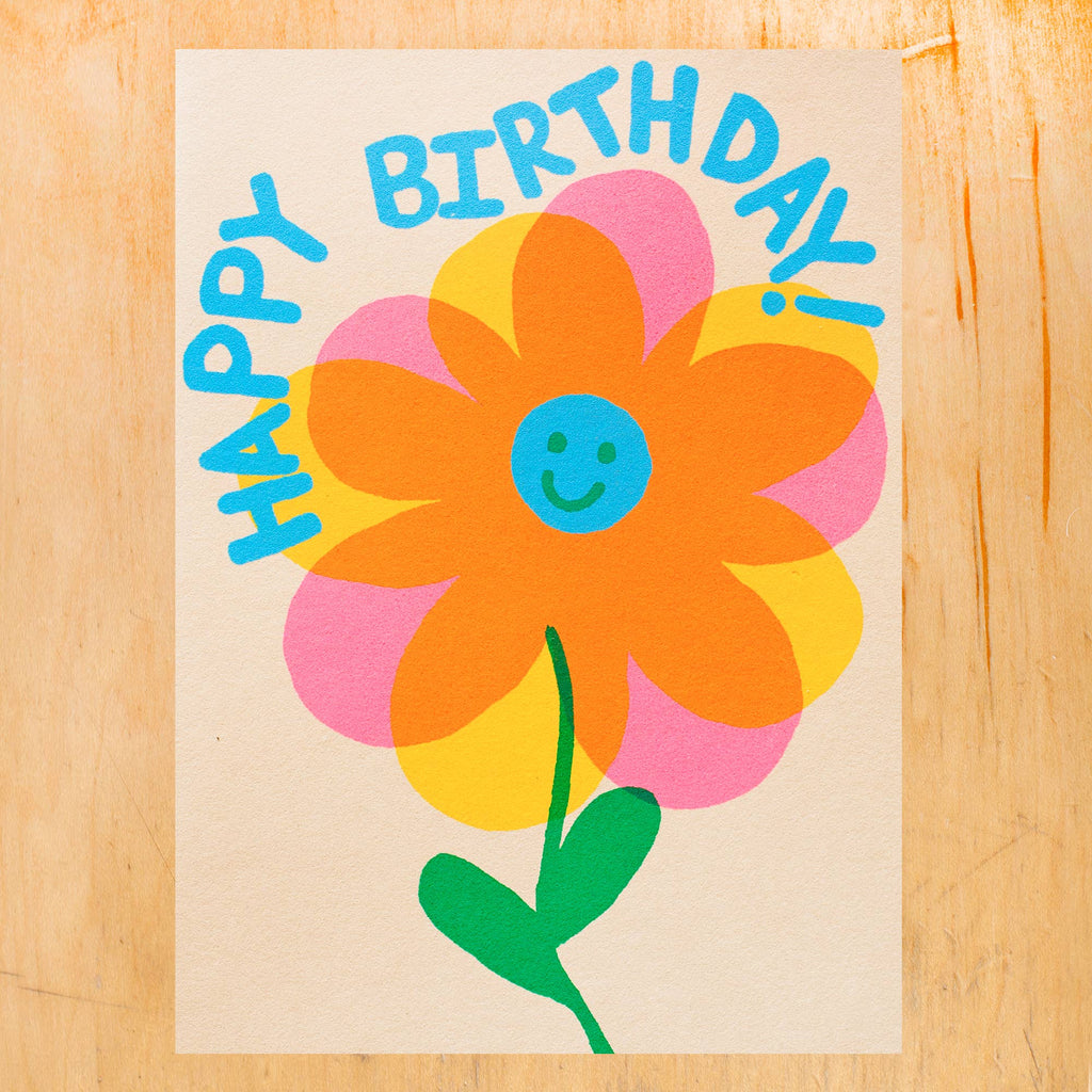 Alphabet Studios - BIRTHDAY FLOWER GREETING CARD-Alphabet Studios-treehaus