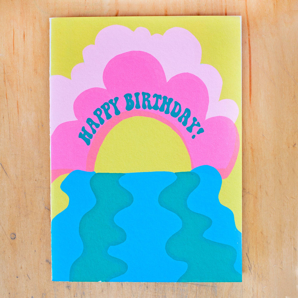 Alphabet Studios - Birthday Sunset Card-Alphabet Studios-treehaus