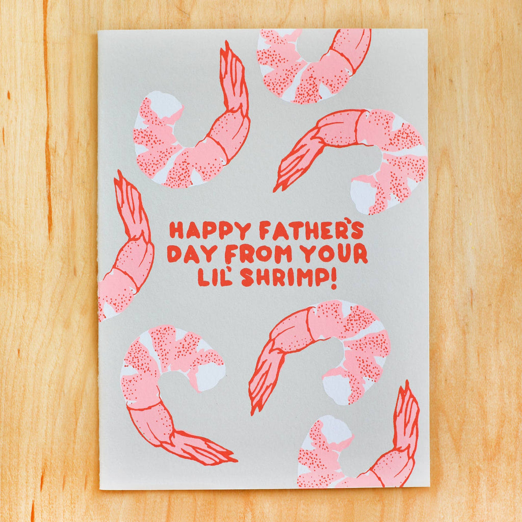 Alphabet Studios - DAD SHRIMP GREETING CARD-Alphabet Studios-treehaus