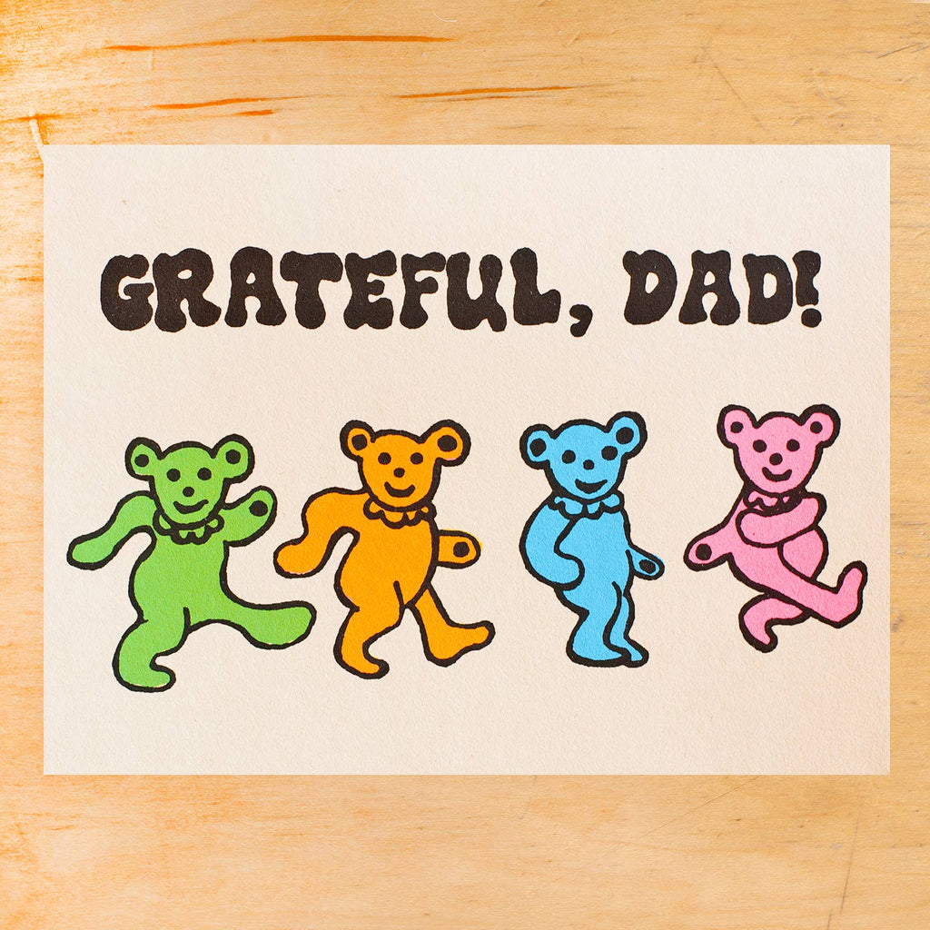 Alphabet Studios - GRATEFUL, DAD GREETING CARD-Alphabet Studios-treehaus