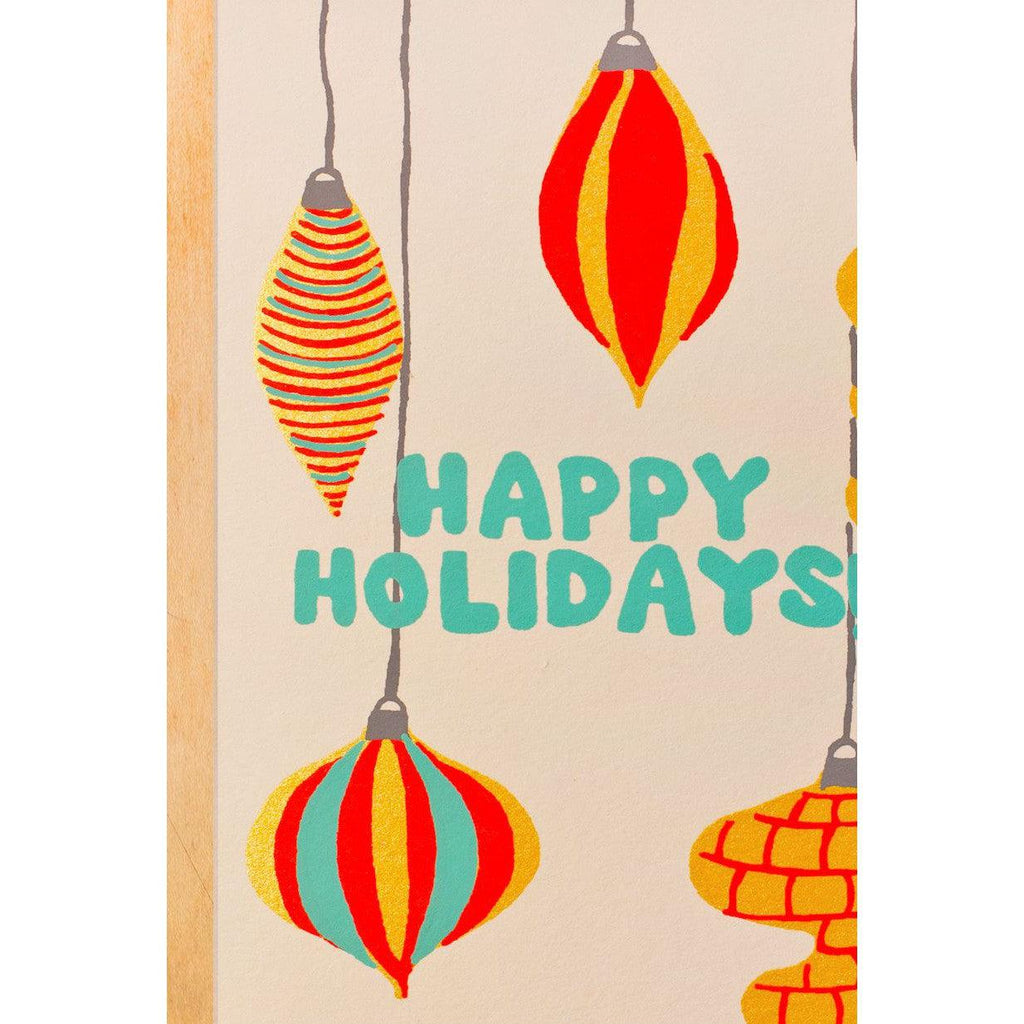 Alphabet Studios - HOLIDAY ORNAMENTS GREETING CARD-Alphabet Studios-treehaus