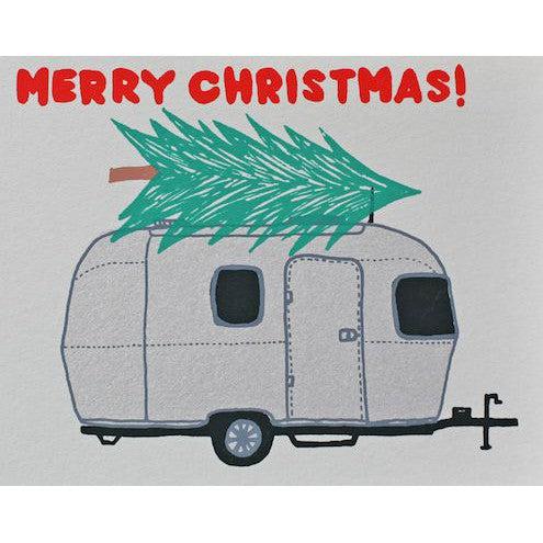 Alphabet Studios - Merry Christmas Airstream Card-Alphabet Studios-treehaus