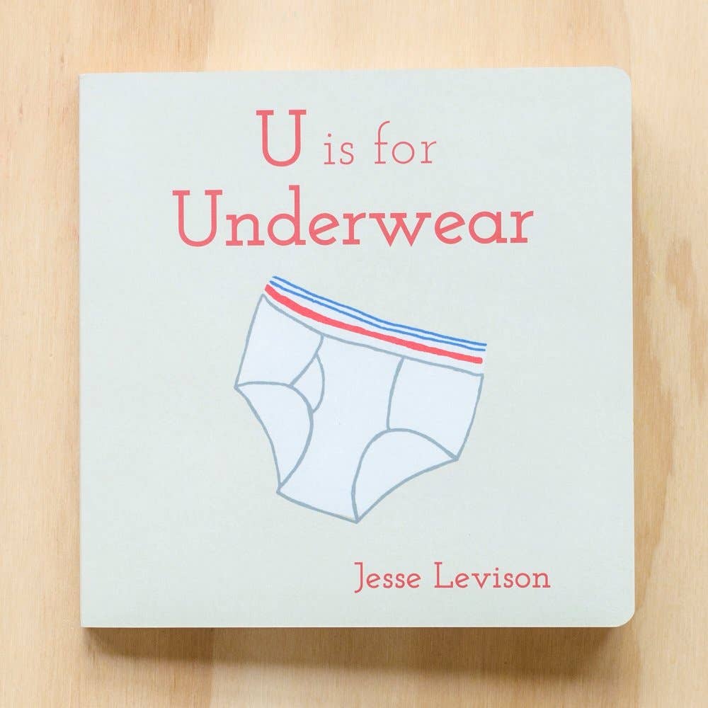 U IS FOR UNDERWEAR ABC KID'S BOARD BOOK-Alphabet Studios-treehaus