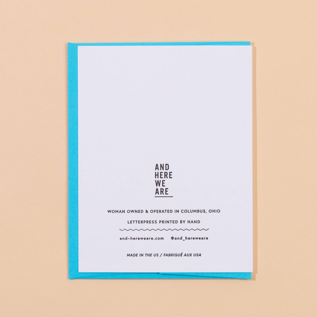 And Here We Are - Eight Arms Sympathy Card-And Here We Are-treehaus