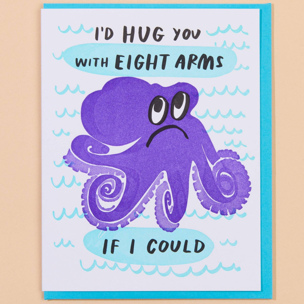 And Here We Are - Eight Arms Sympathy Card-And Here We Are-treehaus