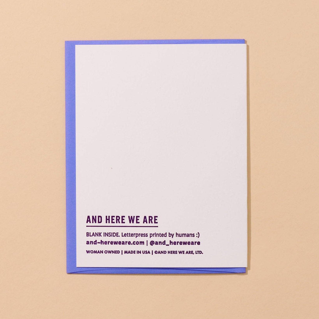 And Here We Are - Magritte Pipe Birthday Card-And Here We Are-treehaus