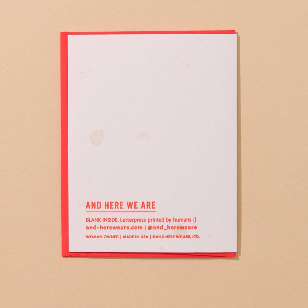 And Here We Are - Olive Everything About You Card-And Here We Are-treehaus