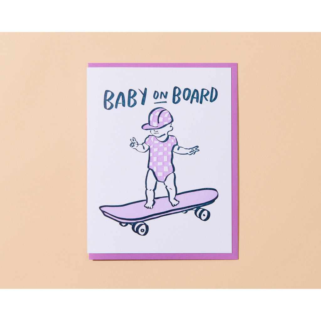 And Here We are - Baby on Board Card-And Here We Are-treehaus