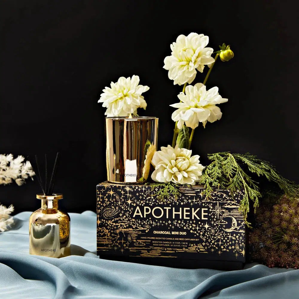 Apotheke -Charcoal - Candle and Reed Diffuser Duo-Apotheke-treehaus