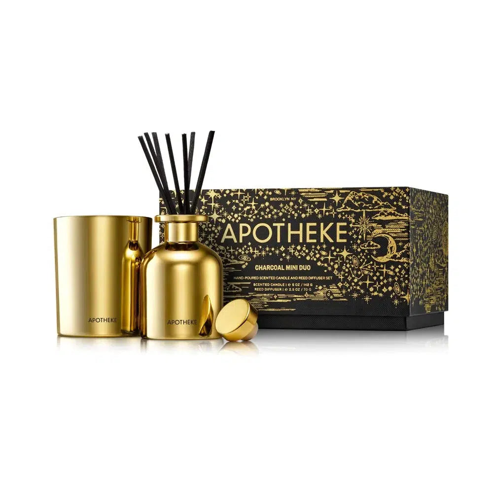Apotheke -Charcoal - Candle and Reed Diffuser Duo-Apotheke-treehaus