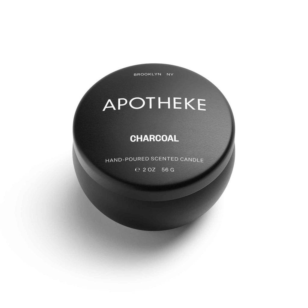 Apotheke - Charcoal Mini Tin Candle - 2 oz-Apotheke-treehaus