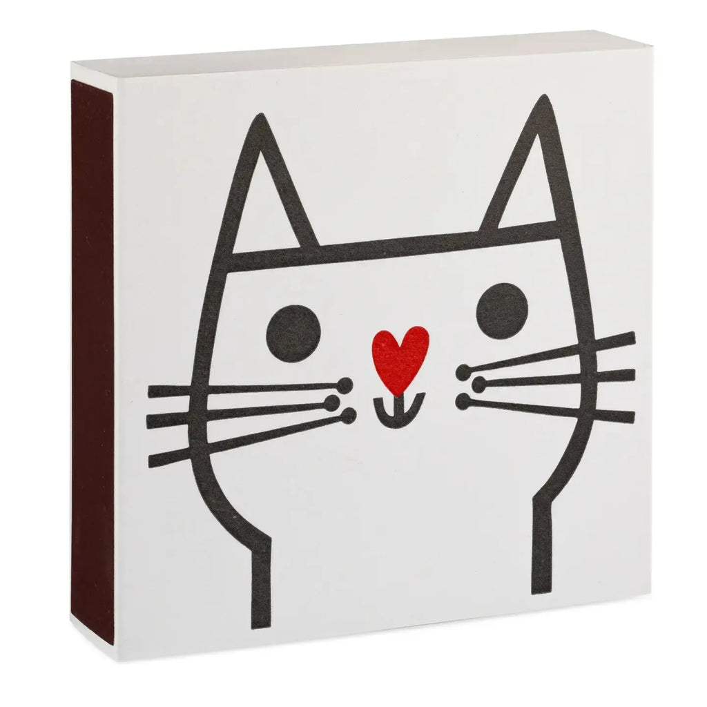 Archivist Gallery - Cat by Jane Foster - Square Safety Matches-Archivist Gallery-treehaus