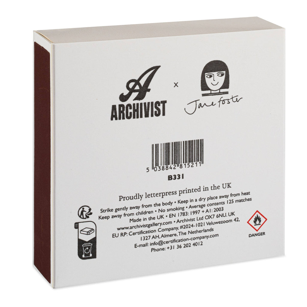 Archivist Gallery - Dog by Jane Foster - Square Safety Matches-Archivist Gallery-treehaus