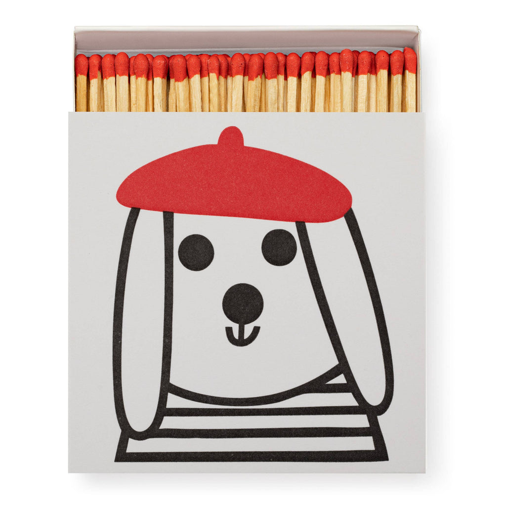 Archivist Gallery - Dog by Jane Foster - Square Safety Matches-Archivist Gallery-treehaus