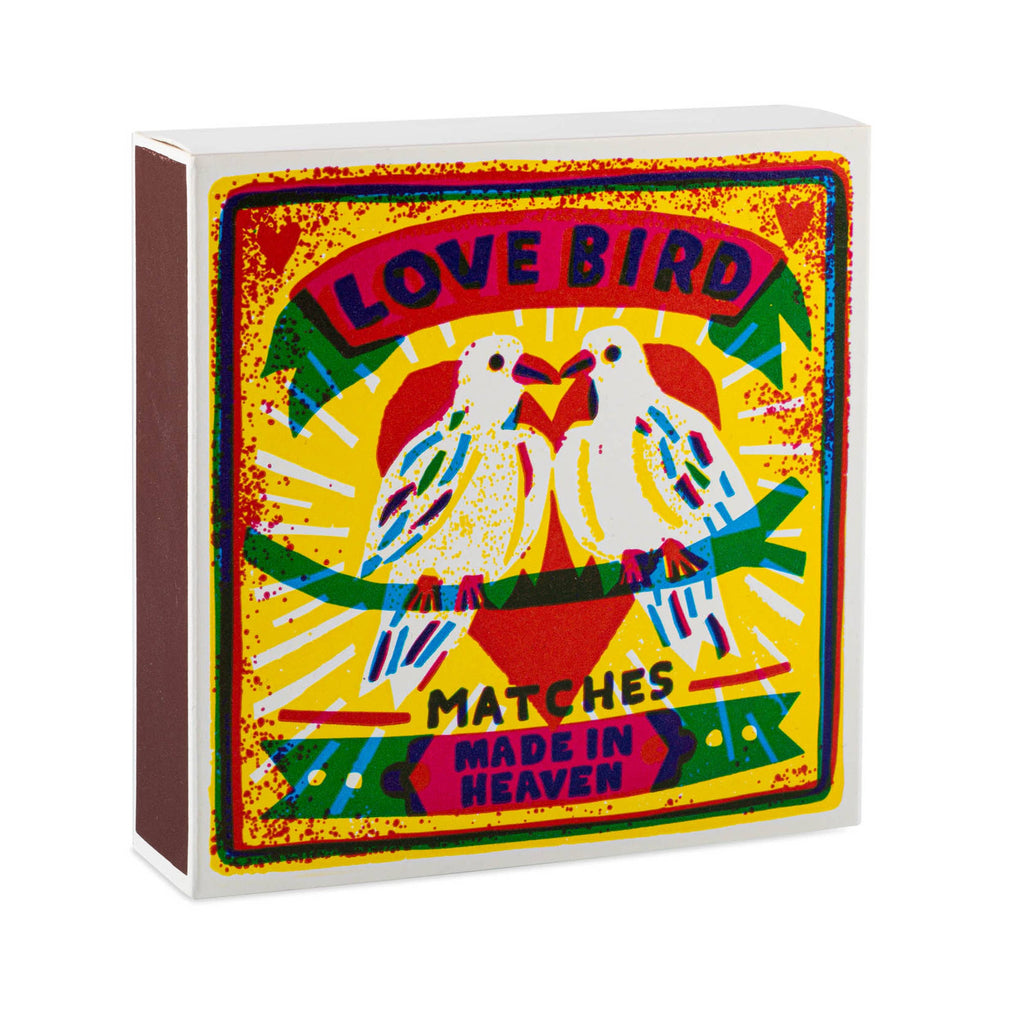 Archivist Gallery - Love Birds - Square Safety Matches-Archivist Gallery | United States & Canada-treehaus