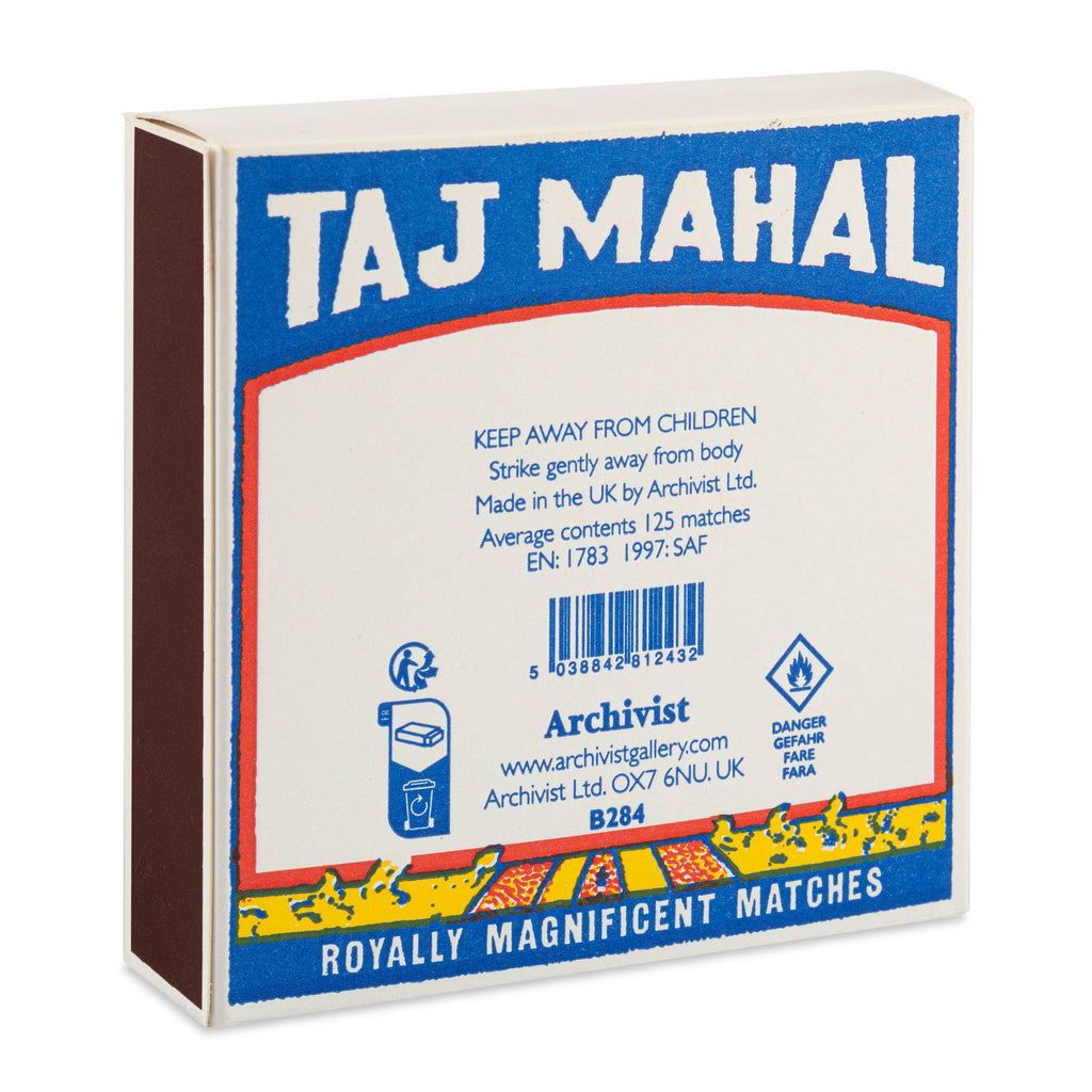 Archivist Gallery - Taj Mahal - Square Safety Matches-Archivist Gallery | United States & Canada-treehaus