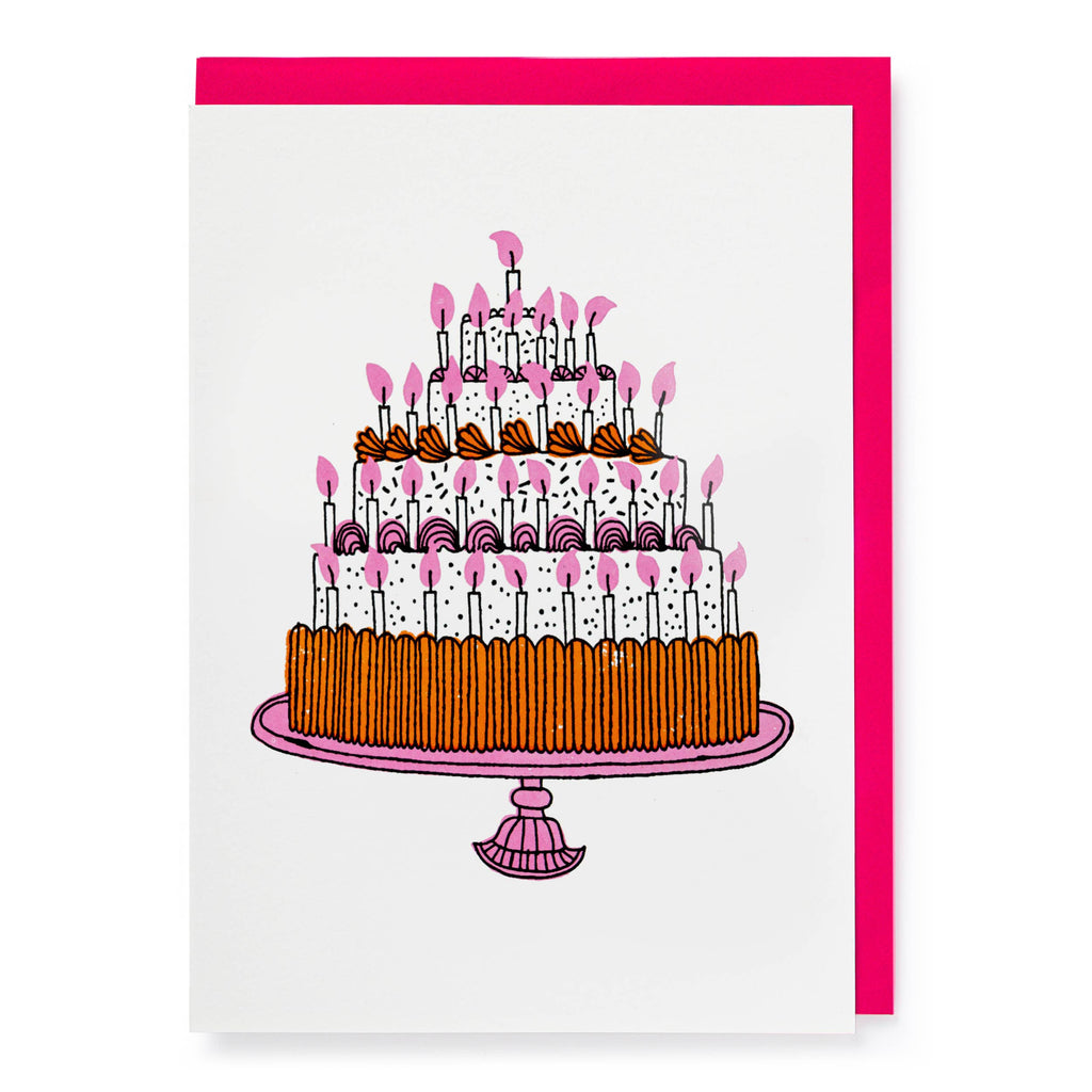 Archivist Gallery - The Birthday Cake Greeting Card-Archivist Gallery | United States & Canada-treehaus