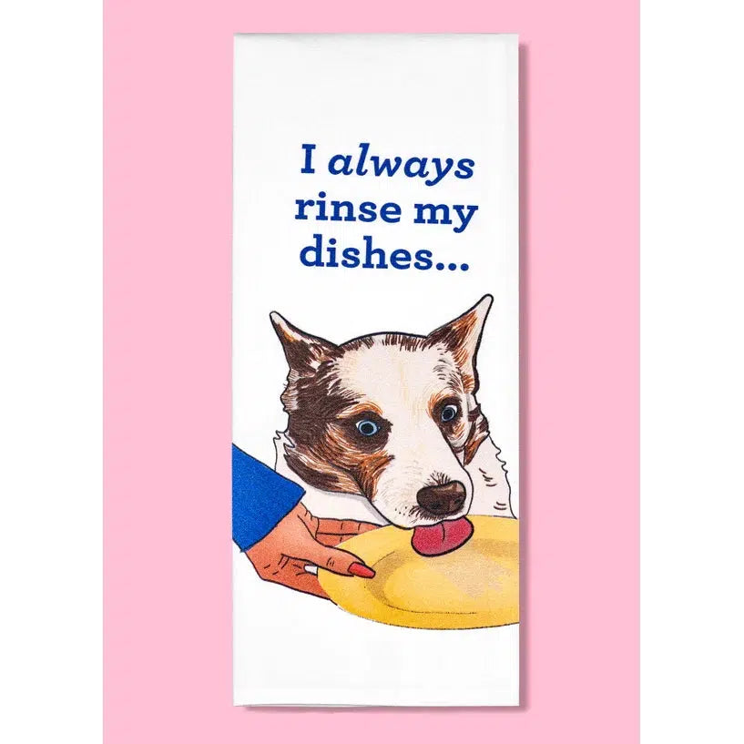 Two in the pink, one in the sink kitchen towel – Bad Grandma Designs