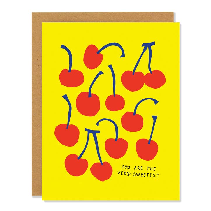 Badger & Burke - Cherries Love Card-Badger & Burke-treehaus