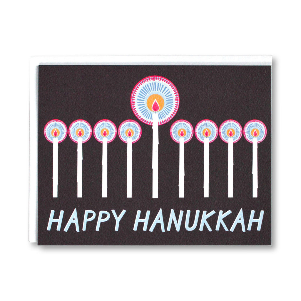 Banquet Workshop - Happy Hannukah Menorah Candles  -Banquet Workshop-treehaus