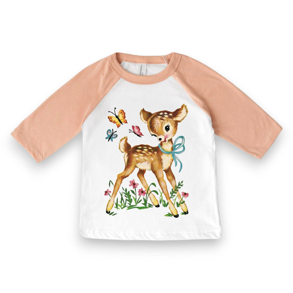 Best Day Ever Kids - Deer Raglan Tee-Best Day Ever Kids-treehaus