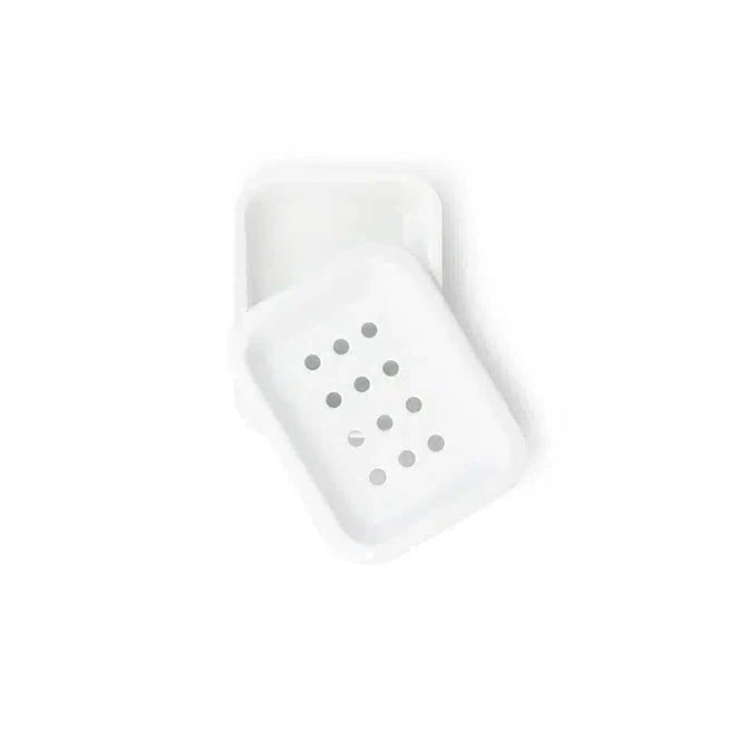 British Colour Standard - Enamel Soap Dish - Bright White-British Colour Standard-treehaus