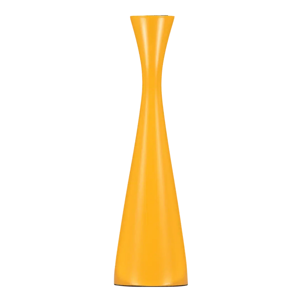 British Colour Standard - Wooden Candle Holder - Tall - Saffron Yellow-British Colour Standard-treehaus