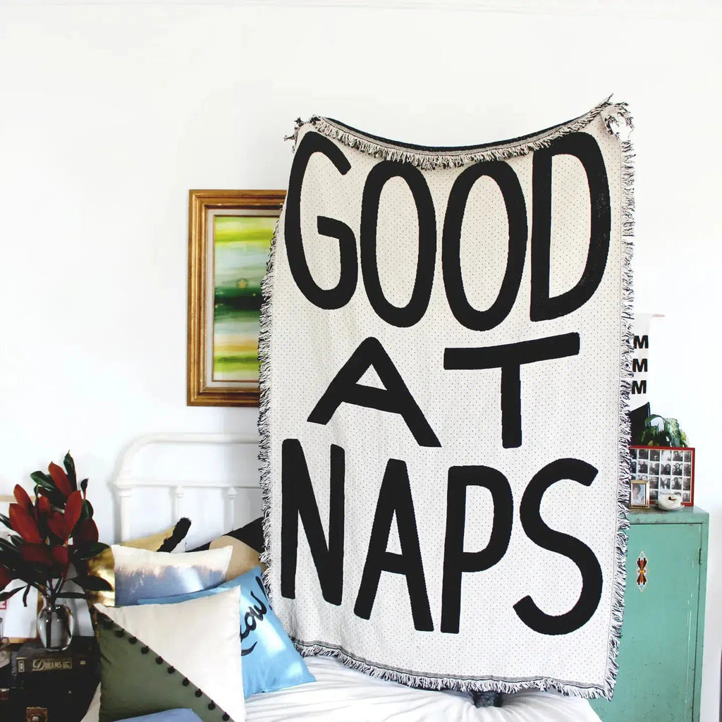 Calhoun & Co. - Good At Naps Blanket-Calhoun & Co.-treehaus