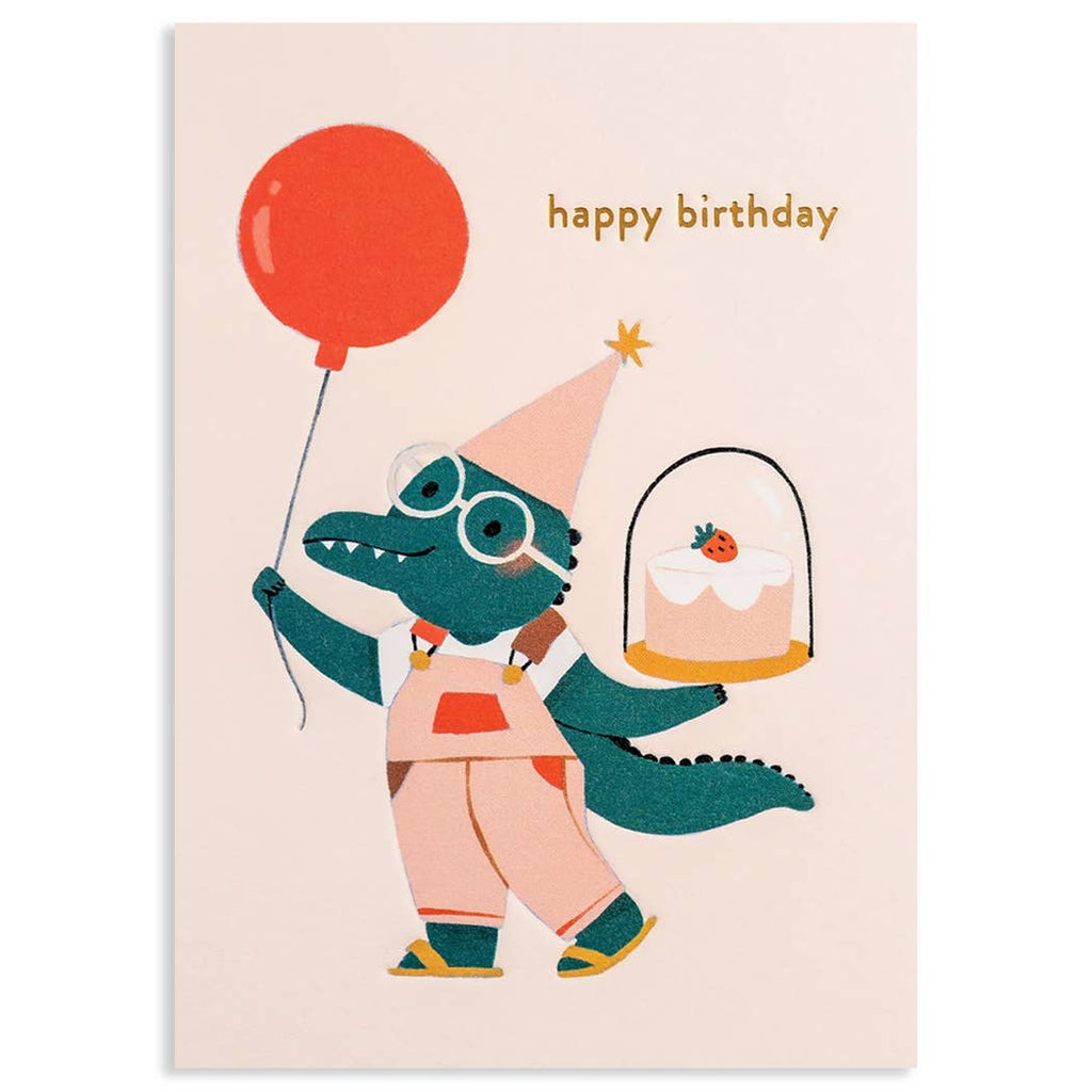 Calypso Cards Inc. - Alligator Birthday Card-Calypso Cards Inc.-treehaus