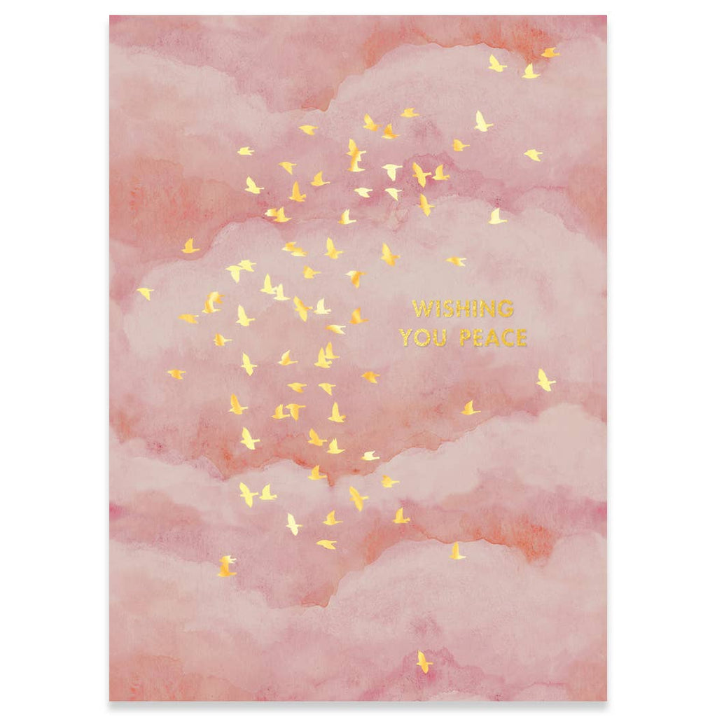 Calypso Cards Inc. - Birds & Clouds Sympathy Card-Calypso Cards Inc.-treehaus