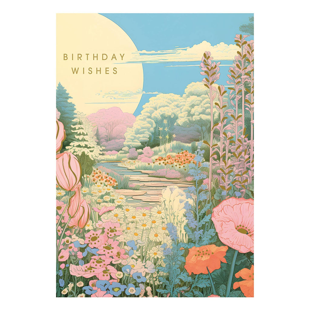 Calypso Cards Inc. - Garden Path Birthday Card-Calypso Cards Inc.-treehaus