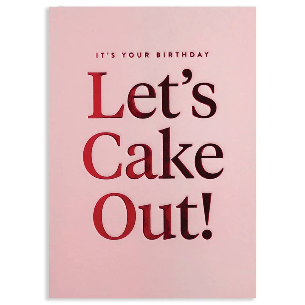 Calypso Cards Inc. - Let's Cake Out Birthday Card-Calypso Cards Inc.-treehaus