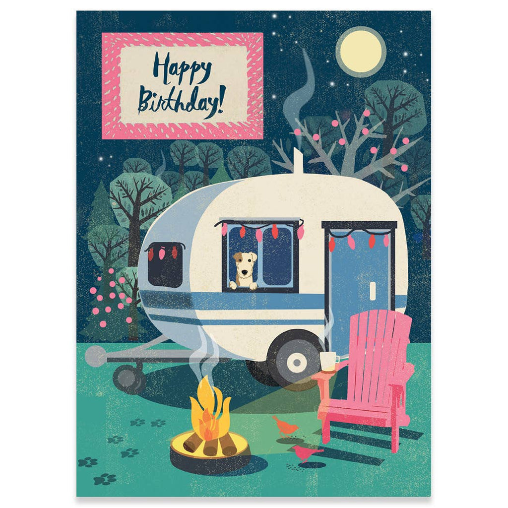 Calypso Cards Inc. - Pink Caravan Birthday Card-Calypso Cards Inc.-treehaus