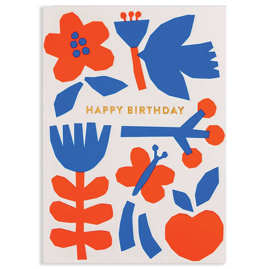 Calypso Cards Inc. - RED AND BLUE BIRTHDAY CARD-Calypso Cards Inc.-treehaus