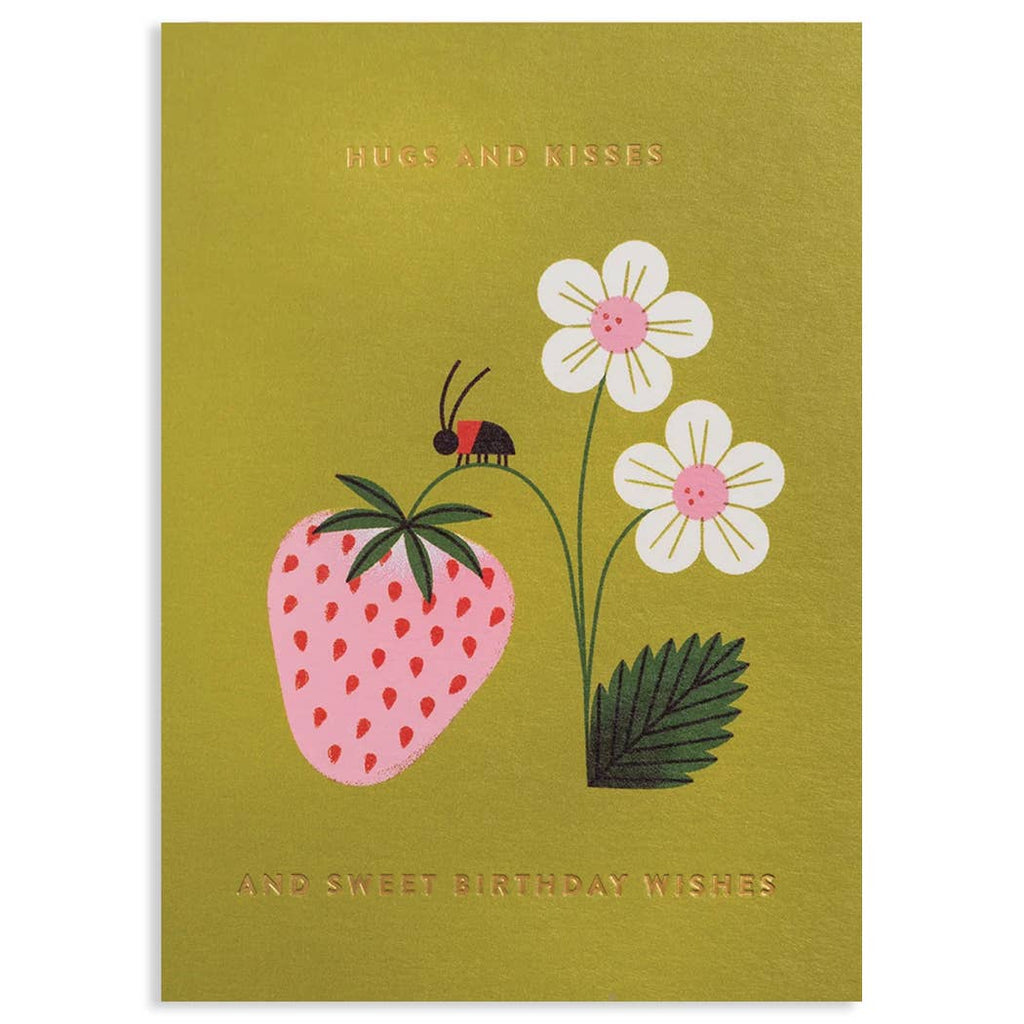 Calypso Cards Inc. - Strawberry Birthday Card-Calypso Cards Inc.-treehaus