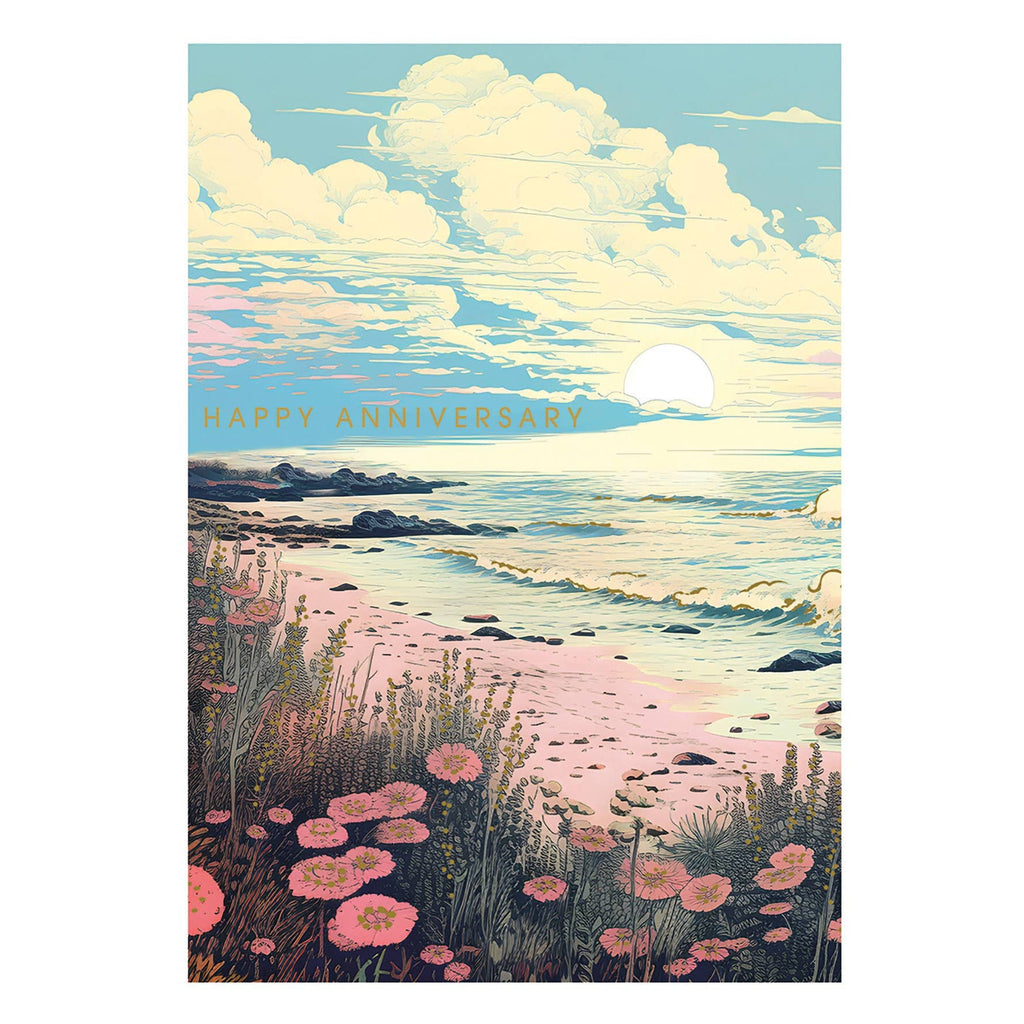 Calypso Cards Inc. - Seaside Anniversary Card-Calypso Cards Inc.-treehaus