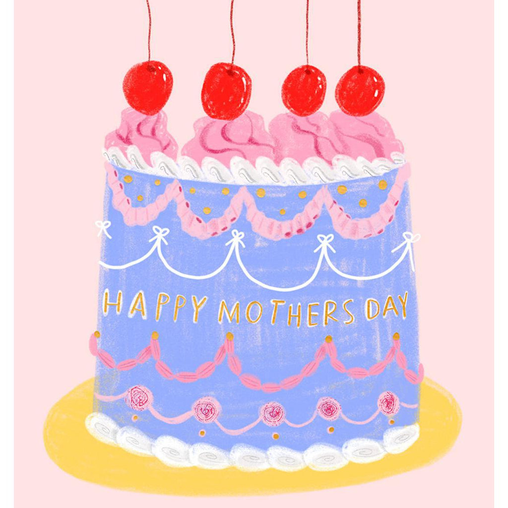 Carolyn Suzuki - CAKE FOR MOM - Mother's Day Card-Carolyn Suzuki-treehaus