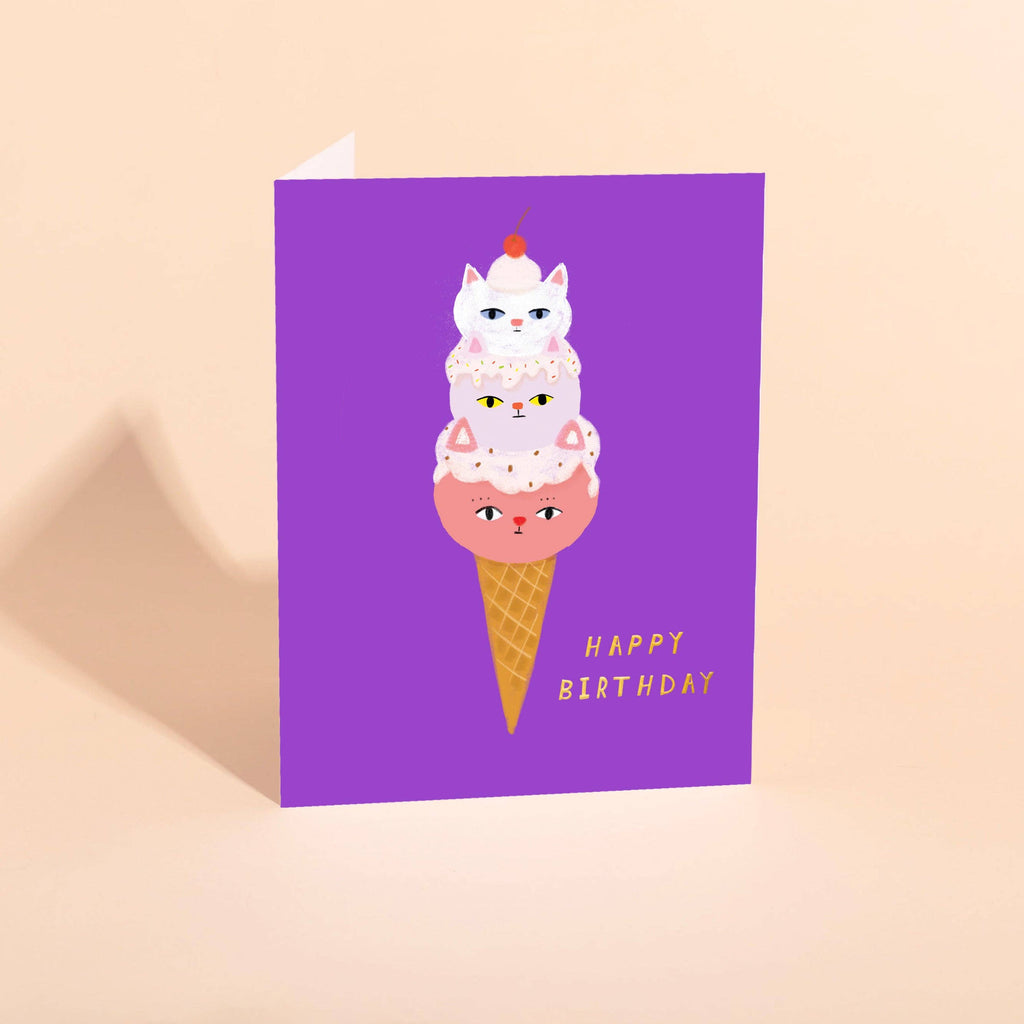 Carolyn Suzuki - GELATO - Birthday Card-Carolyn Suzuki-treehaus