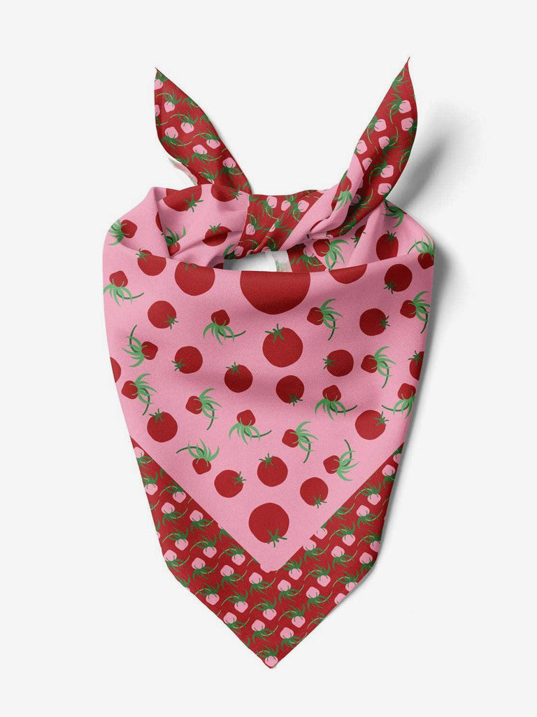 Centinelle - Tomatoes - Cotton Silk Bandana-Centinelle-treehaus