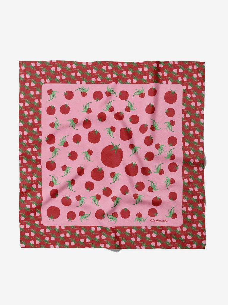 Centinelle - Tomatoes - Cotton Silk Bandana-Centinelle-treehaus
